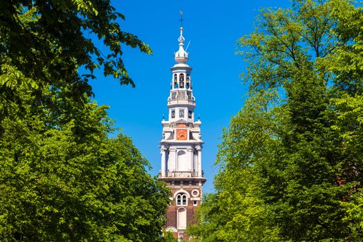 The Zuiderkerk Tower in Amsterdam, the Netherlands