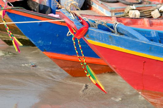 traditional Thai Long tailed boat head 