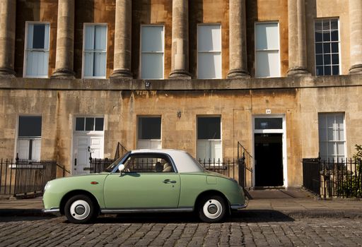 A Nissan Figaro in Bath, UK