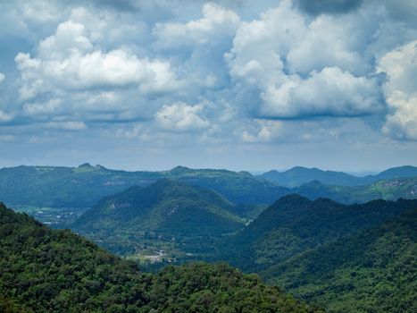 Views of the forest reserve a national park in Thailand