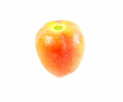 Fresh tomatoes isolated on white background