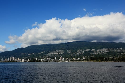 a view of North Vancouver area