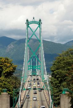 Liong Gate Bridge that connects West Vancouver to North Vancouver