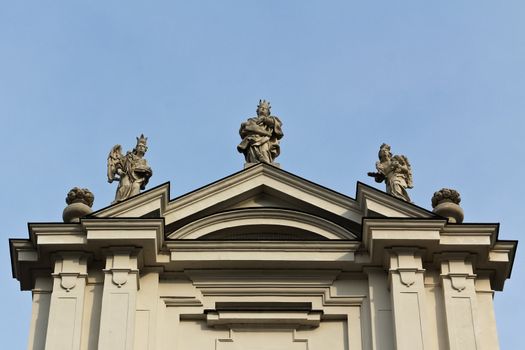 Top of the church "Am Hof" in Vienna, Austria