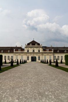 The inner part of castle Belvedere in Vienna, Austria