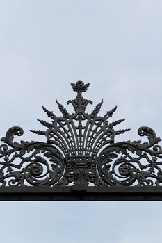 A detail of an arch in castle Belvedere in Vienna, Austria