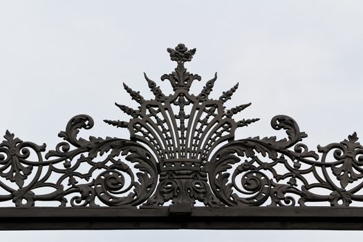 A detail of an arch in castle Belvedere in Vienna, Austria