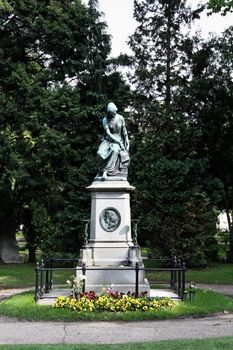 The Mozart memorial in Vienna's central cemetery