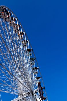 A ferris wheel in Vienna's amusement park
