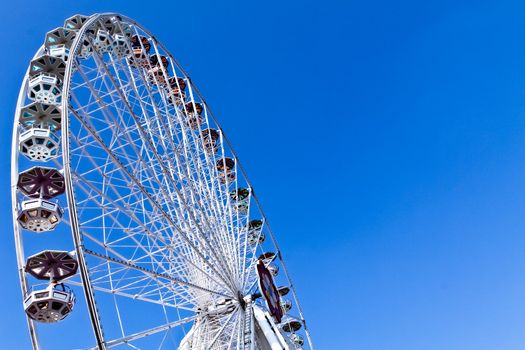 A ferris wheel on a fair in Vienna