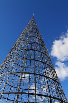 Christmas tree on Sol in Madrid, Spain