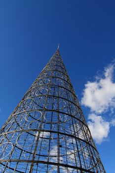 Christmas tree on Sol in Madrid, Spain