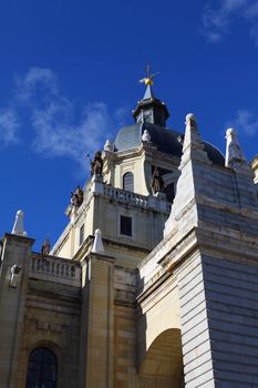 The Almudena's Cathedral in Madrid. Spain