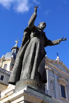 The Almudena's Cathedral in Madrid. Spain