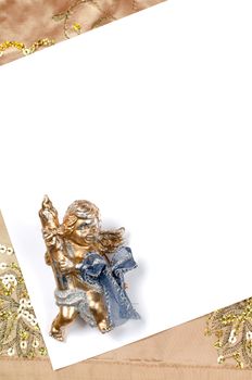 Christmas frame with free space for your images or writing.