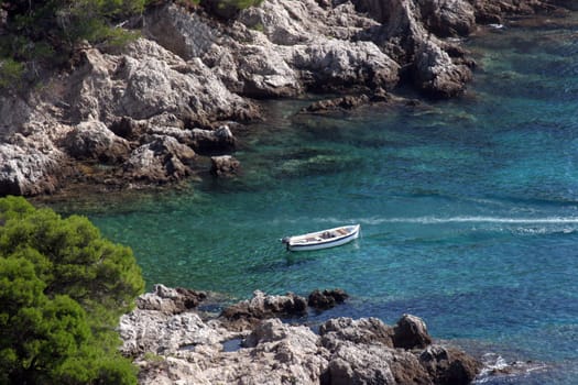 Blue Lagoon on Adriatic coast