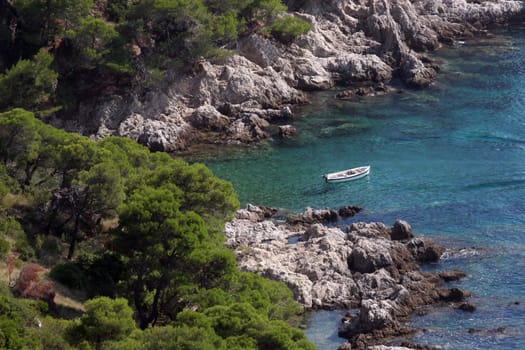 Blue Lagoon on Adriatic coast