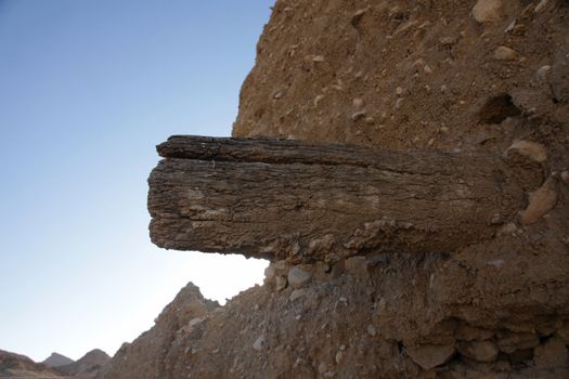 Ruins of mountain oasis Chebika at border of Sahara, Tunisia