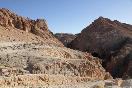Atlas Mountains, Chebika, border of Sahara, Tunisia