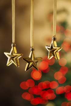 stock image of the christmas decoration star