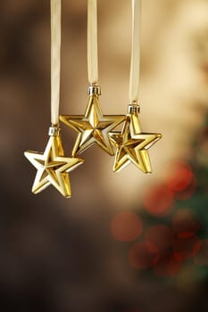 stock image of the christmas decoration star