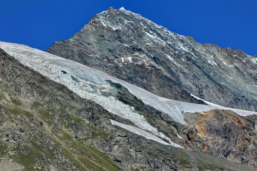 mountain and snow
