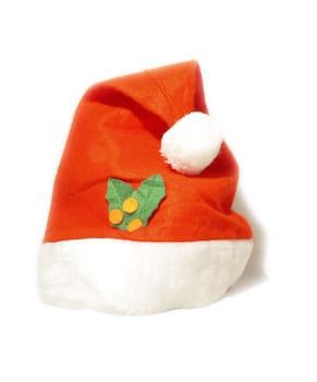 santa hat isolated in white