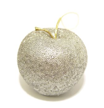 christmas decoration ball over white background