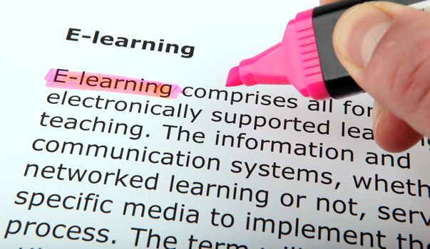 Text highlighted in yellow with felt tip pen