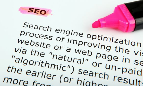 Text highlighted in yellow with felt tip pen