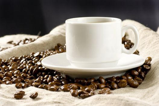 Coffee in grains is used for preparation of a popular and fragrant drink