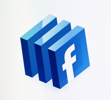 Kiev, Ukraine - December 15, 2011 - Close-up view of Facebook sign on a monitor screen. Facebook is a most visited social media website in the world.