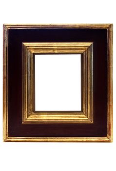 Rustic picture frame. Isolated on a white background. File contains clipping path.