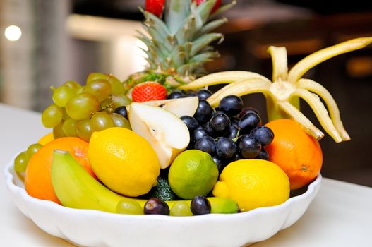 Fruit in the container