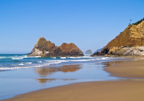 Rugged Rocky Beach on the Oregon Coast