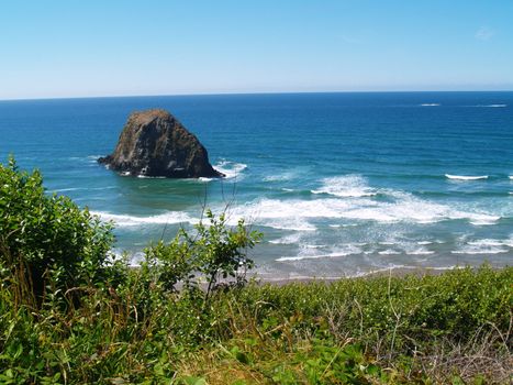 Rugged Rocky Beach on the Oregon Coast featuring Haystack Rock