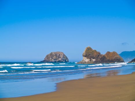 Rugged Rocky Beach on the Oregon Coast