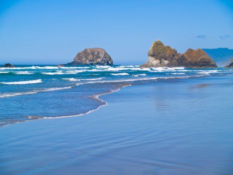 Rugged Rocky Beach on the Oregon Coast