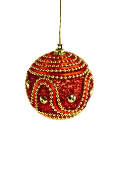 Photo the New Year's ball for a fur-tree ornament