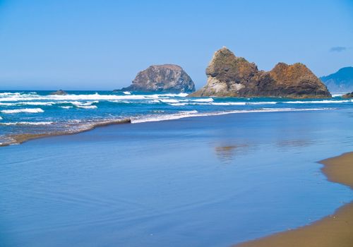 Rugged Rocky Beach on the Oregon Coast