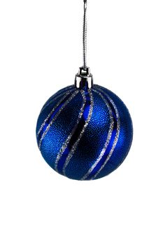 Photo the New Year's ball for a fur-tree ornament