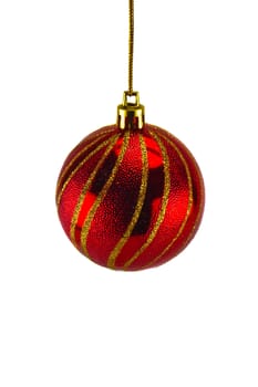 Photo the New Year's ball for a fur-tree ornament