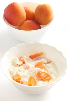 cottage cheese with apricot