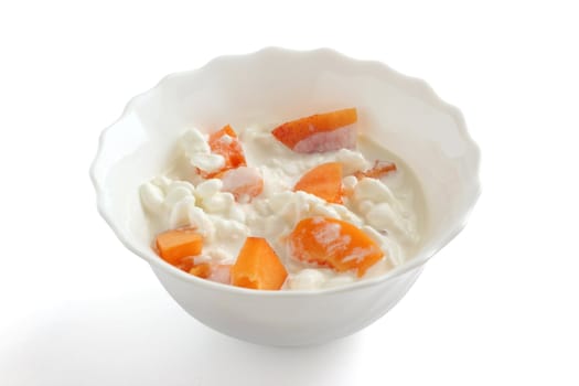 cottage cheese with apricot