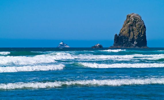 Rugged Rocky Arcadia Beach on the Oregon Coast