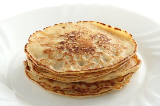 pancakes on a plate