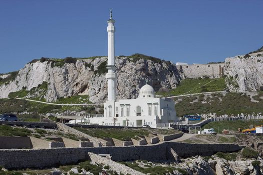 King Fahd bin Abdulaziz al-Saud Mosque or the Mosque of the Custodian of the Two Holy Mosques / Europa Point in the British overseas territory of Gibraltar.