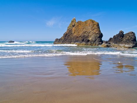 Rugged Rocky Arcadia Beach on the Oregon Coast