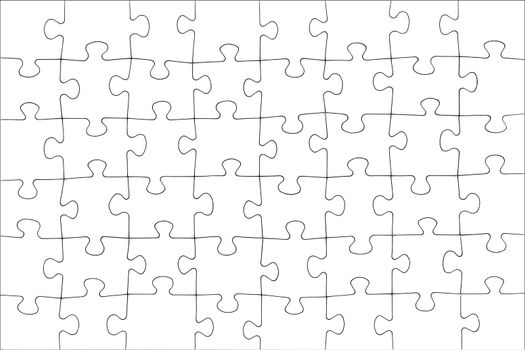 Blank white puzzle texture.