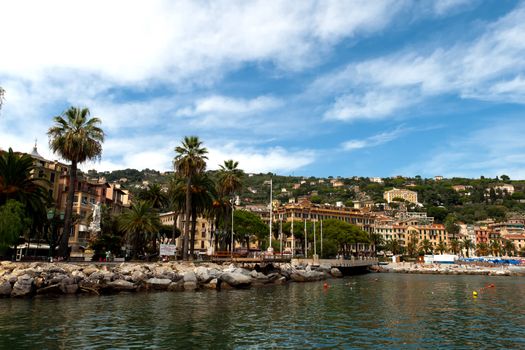Santa Margherita Ligure,a beautiful city on the Mediterranean coast